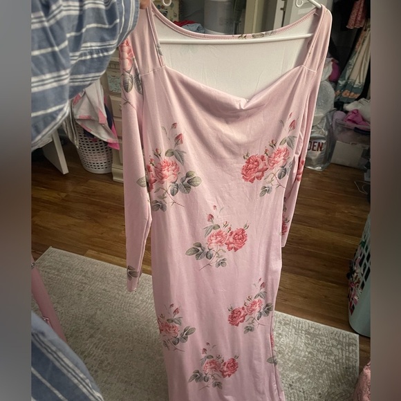 SHEIN Floral Sweetheart bodycon dress - Picture 6 of 7